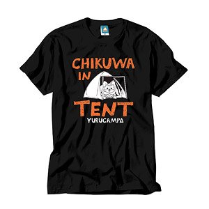 Laid-Back Camp Chikuwa Tent T-Shirt M (Anime Toy)