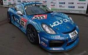 Porsche 981 Cayman GT4 CS No.633 Four Motors Bioconcept-Car 24H Nurburgring 2023 (ミニカー)