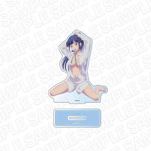 [Megami no Cafe Terrace] Big Acrylic Stand Ami Tsuruga Y Shirt Ver. (Anime Toy)
