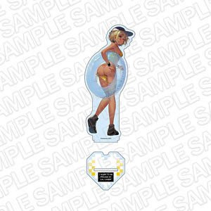I Want To Be Praised By Gal Gamer. Big Acrylic Stand Yu Swimwear Ver. B (Anime Toy)
