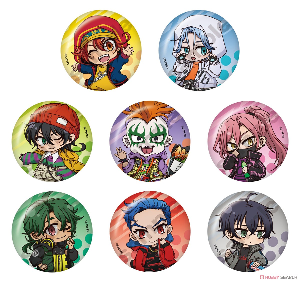 SK∞ エスケーエイト ぽぷきゃら ストリート 缶バッジ vol.3 菊池忠 (キャラクターグッズ) その他の画像1