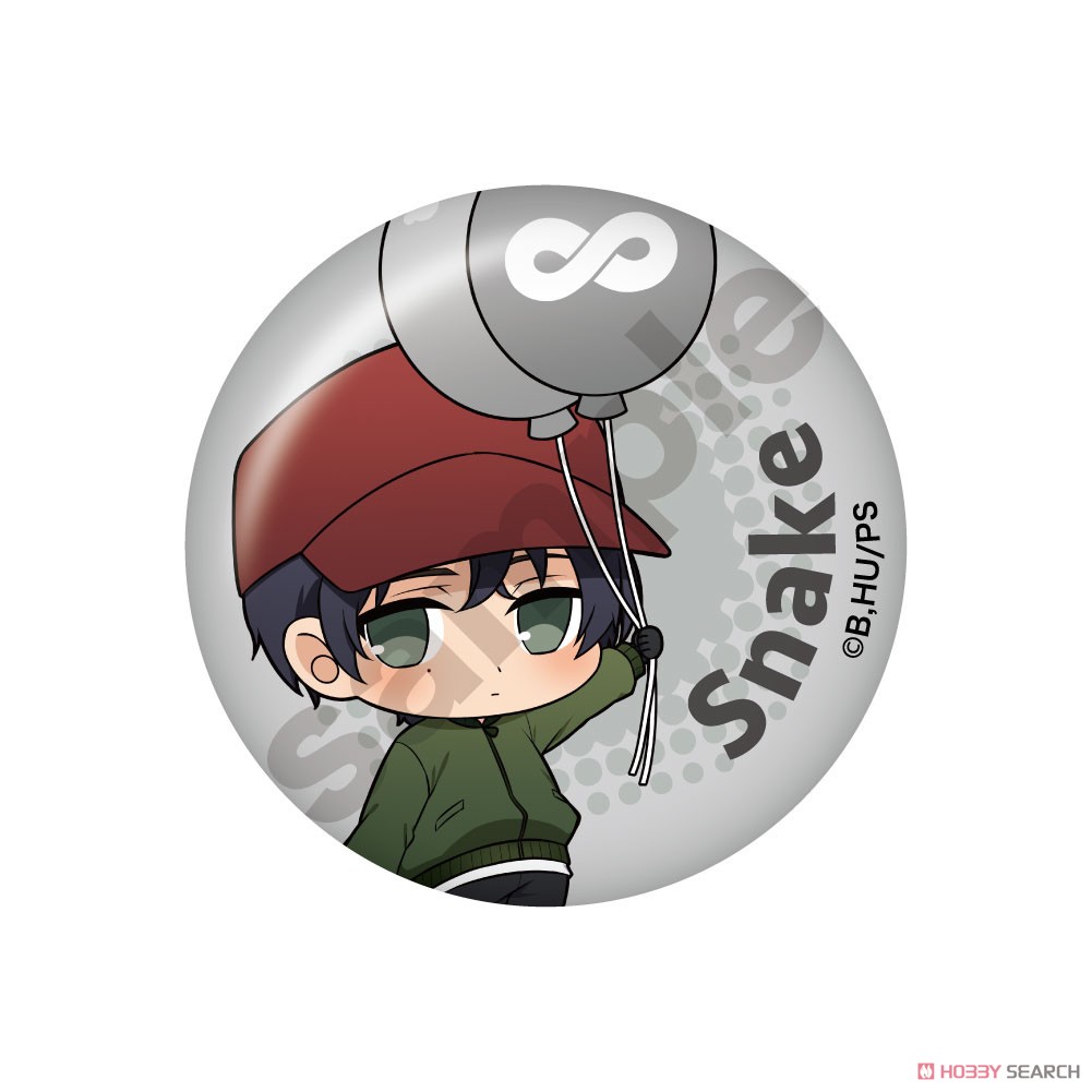 SK∞ エスケーエイト ぽぷきゃら バルーン 缶バッジ vol.2 スネーク (キャラクターグッズ) 商品画像1