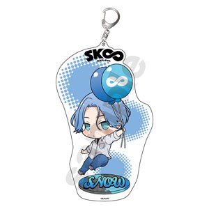 SK∞ エスケーエイト ぽぷきゃら バルーン アクリルキーホルダーBIG スノー (キャラクターグッズ)