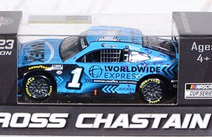 ロス・チャスティン #1 ワールドワイド・エクスプレス シボレー カマロ NASCAR 2023 ALLY 400 ウィナー (ミニカー)