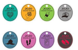 アニメ「ジョジョの奇妙な冒険 ストーンオーシャン」 アクリルチャームコレクション (8個セット) (キャラクターグッズ)