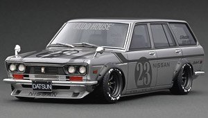 Datsun Bluebird (510) Wagon Silver (ミニカー)