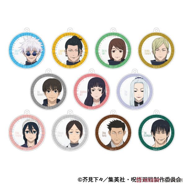 Jujutsu Kaisen Season 2 Acrylic Key Ring Collection Kaigyoku / Gyokusetsu (Set of 11) (Anime Toy) Item picture1