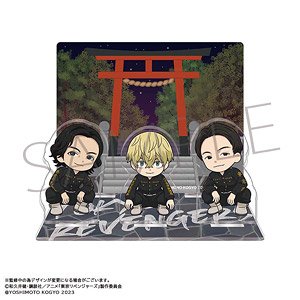 東京リベンジャーズ アクリルジオラマ 松野千冬・ダイヤモンド (キャラクターグッズ)
