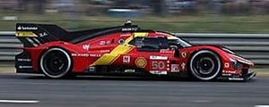 Ferrari 499P No.50 FERRARI AF CORSE 5th 24H Le Mans 2023 A. Fuoco - M. Molina - N. Nielsen (ミニカー)