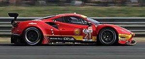 Ferrari 488 GTE EVO No.21 AF CORSE 24H Le Mans 2023 S. Mann - J. Piguet - U. de Pauw (ミニカー)