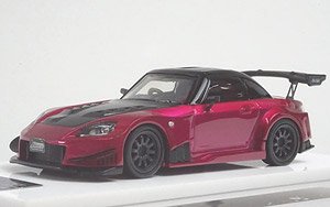 Honda S2000 J`s Racing Transparent Red (Diecast Car)