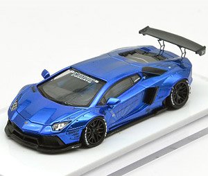 Liberty Walk LB Works Aventador LP700 Chrome Blue (Diecast Car)