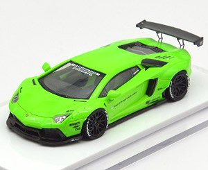 LIBERTY WALK LB Works Aventador LP700 Fluorescent Green (ミニカー)