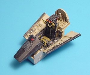 F-8J Crusader Cockpit Set (for Hasegawa) (Plastic model)