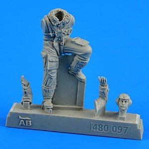 WW.II独空軍 Bf109パイロット(後期) (プラモデル)