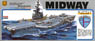 USS Aircraft Carrier Midway (CV-41) (Plastic model)