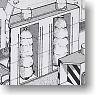 洗浄機 (道床・車止・ドラム缶4個付き) (組み立てキット) (鉄道模型)