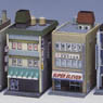 3-story Business Buildings (4pcs.) (Unassembled Kit) (Model Train)