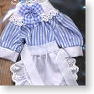 Family Restaurant Uniform (Blue Stripe Type) (Fashion Doll)