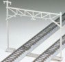 Overhead Wire Mast for Double Tracks (Modern-Type/Set of 6) (Model Train)