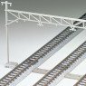 Overhead Wire Mast for 4 Tracks (Modern Type/Set of 3) (Model Train)