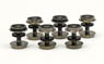 [ PW-053 ] Locomotive Wheel Dia. 8.3 w/Wheel Center & Gear (Black) (6 pieces) (Model Train)