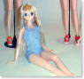 Bead camisole & Micro Trousers (Blue) (Fashion Doll)