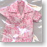 22cm用 アロハシャツ(ピンク) (ドール)