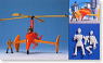 Lupin III and Autogyro (Plastic model)