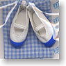 Indoor Shoes (White x Blue) (Fashion Doll)