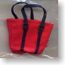 Cavas Tote Bag(Red&Indigo Blue) (Fashion Doll)