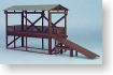 屋根付給炭台 (組立てキット) (鉄道模型)