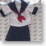 Summer Sailor Uniform&Skirt sets(Dark blue-White) (Fashion Doll)