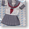 Summer Sailor Uniform&Skirt sets(Gray-White) (Fashion Doll)
