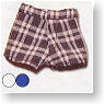 Micro Pants (Brown/Check) (Fashion Doll)