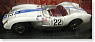 フェラーリ・250 テスタロッサ レーシング(No.22/ホワイト・ブルーライン)ウエザリング塗装 (ミニカー)