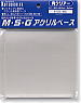 M.S.G Acrylic base (Rectangle Clear) (Display)