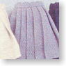 Pleated Skirt Medium(Gray) (Fashion Doll)