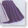 Pleated Skirt Medium(Indigo Blue) (Fashion Doll)