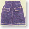 For 22cm Mini Skirt (Denim) (Fashion Doll)