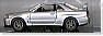 NISSAN SKYLINE GT-R < BNR34 > シルバー 1999 (ミニカー)