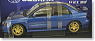 スバル インプレッサ WRX Sti 2001 (ブルー) (ミニカー)