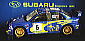 スバル インプレッサ WRC 2001 #05 (ポルトガルラリー) リチャード・バーンズ/ロバート・レイド (ミニカー)
