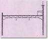 Catenary Pole for Triple Track (Type A, 2 Pair) (Unassembled Kit) (Model Train)
