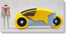 Tron Series C Soldier Light Cycle (Yellow) (Completed)