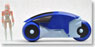 Tron Series D Sark Light Cycle (Blue) (Completed)