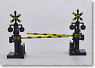 Railway Crossing Signals & Gates (2 Pieces Set) (Model Train)