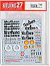 Decal for 1/20 Ferrari F2001 (02 Australia GP Ver.) (Model Car)