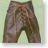Battle Leather Pants(DarkBrown) (Fashion Doll)