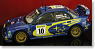 スバルインプレッサWRC2002 #10　モンテカルロ優勝車 (ミニカー)